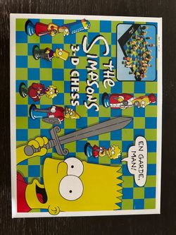 Simpsons 3D Chess Set
