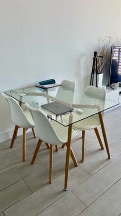 Set of 4 Like-New Dining Chairs | Super Comfortable & Sturdy | $32 per chair