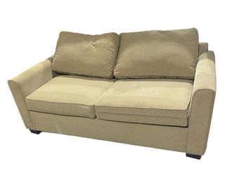 Havertys love seat pullout sleeper sofa couch convertible guest office