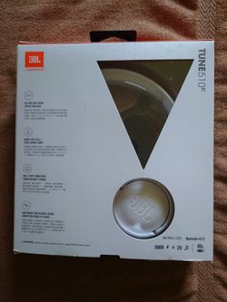 JBL Tune 510BT Bluetooth Wireless On-ear Headphones - white