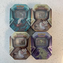 Pokémon Triple Whammy Tins (Darkrai, Slaking, Tyranitar)