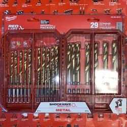 🛠️ Milwaukee Titanium Drill Bit Set – Brand New