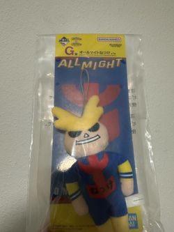 Ichiban Kuji My Hero Academia On top of happiness All Might Netsuke Plush Mascot