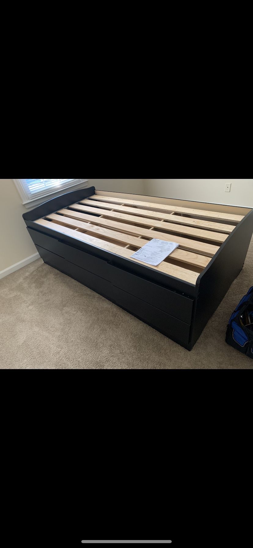 Twin Bed Frame With Storage 