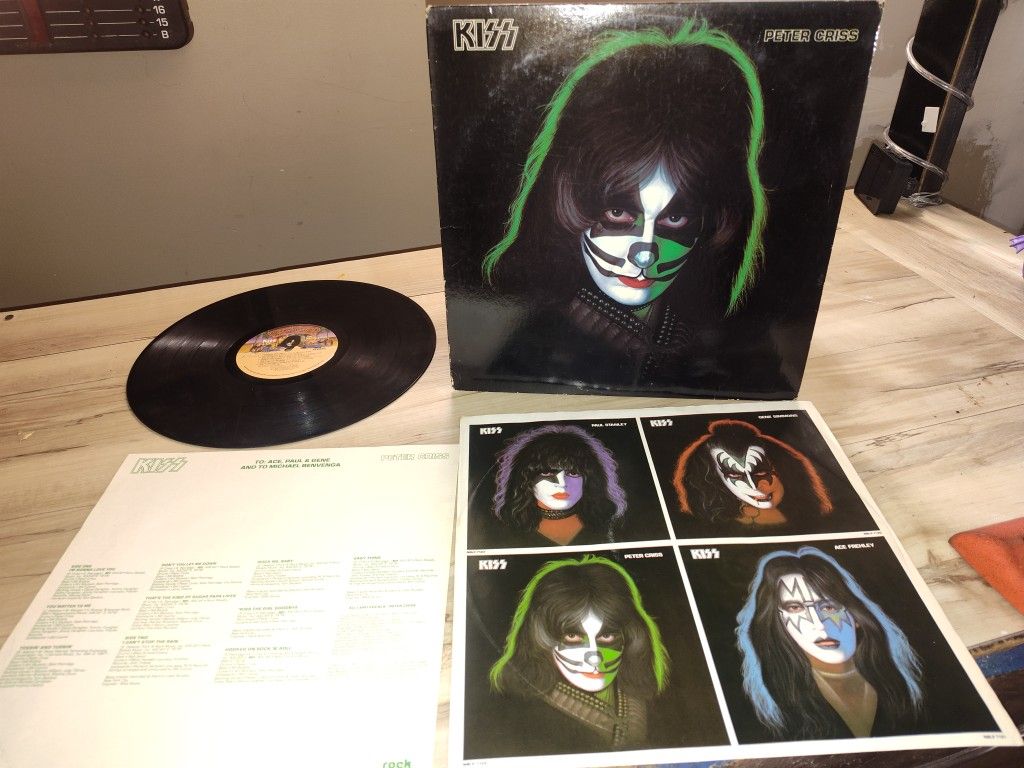 KISS-  Peter Cross Vinyl Plus Extras