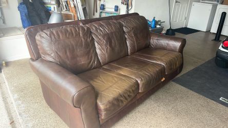 Leather couch