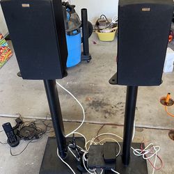 Klipsch Speakers, Rear Wireless With Stands, Price Is For The Pair