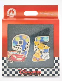 Disney Pins Lightning McQueen Day Limited Edition Pin Set