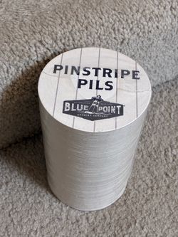 125 beer coasters sealed Blue Point Pinstripe Pils