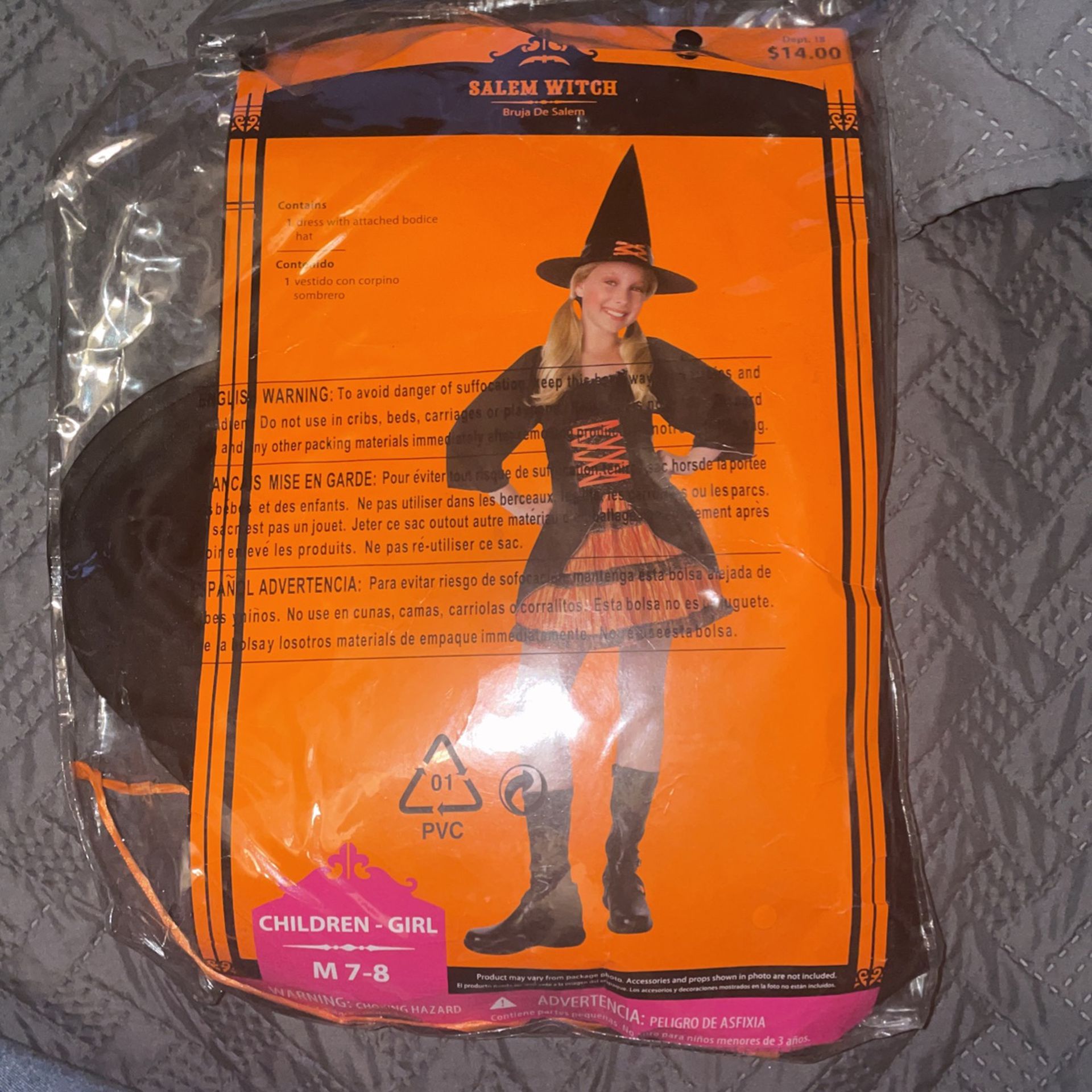 Salem Witch Halloween Costume 