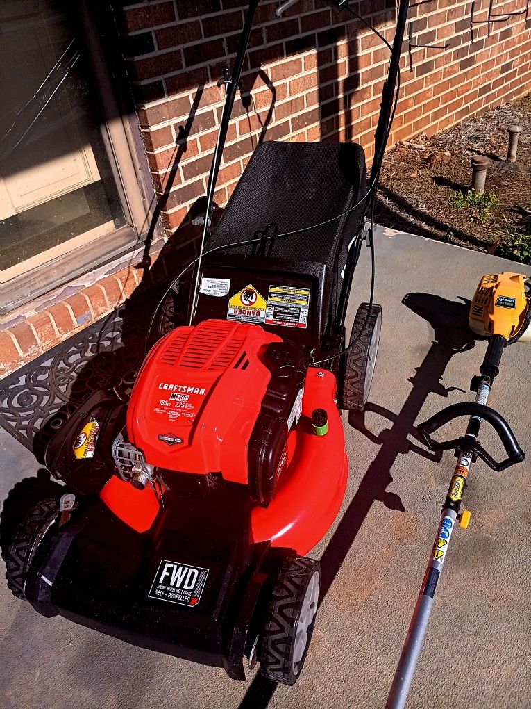 Craftsman M230 Self Propelled And Weedeater 