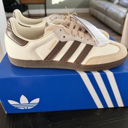 adidas Samba OG Off White Earth Strata Gum (Women's)