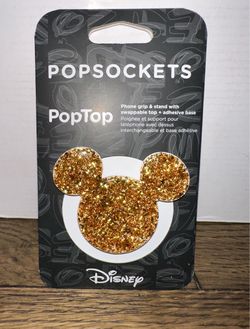 PopSockets Disney Mickey Mouse Gold Glitter PopTop