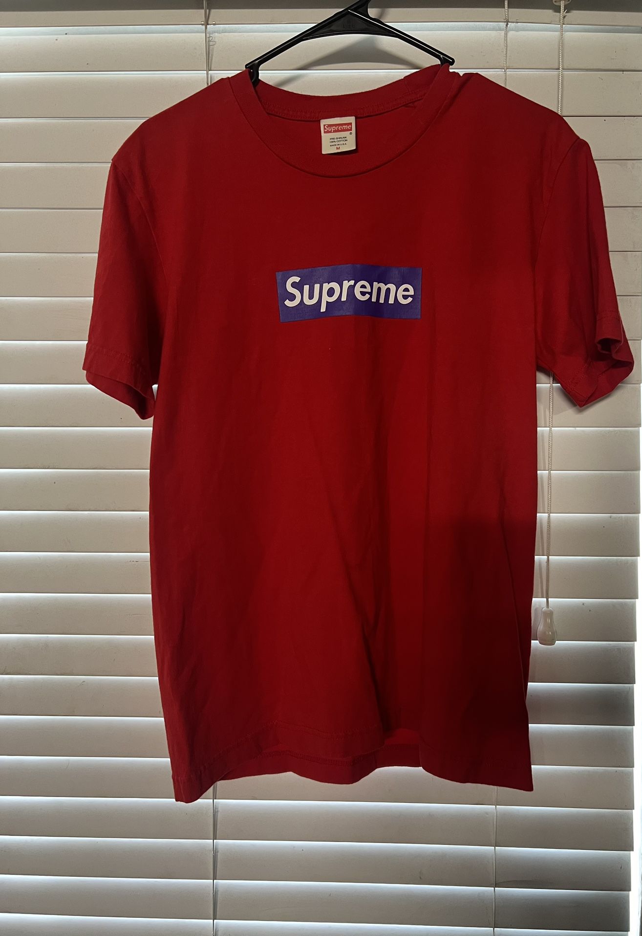 Supreme Bogo Red And Purple T Shirt 