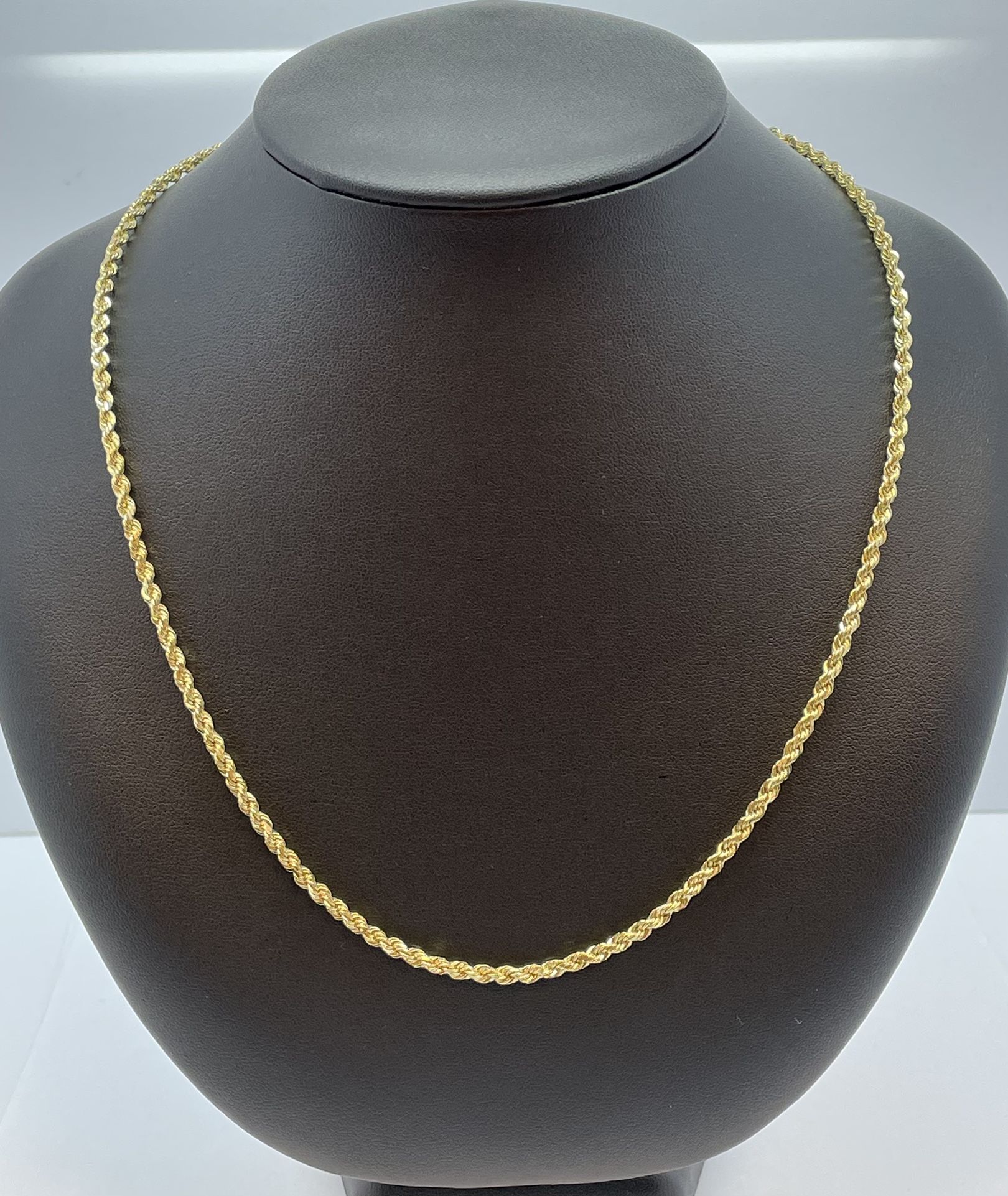 10K Gold Rope Chain. New