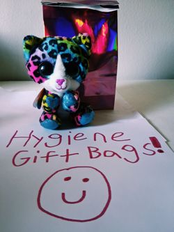 Hygiene pink bag with dark spot soap