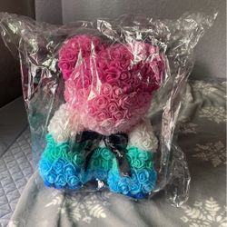 Flower Teddy Bear 