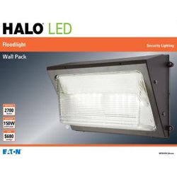 Halo Bronze Outdoor Integrated LED Wall Pack and Area Security Light