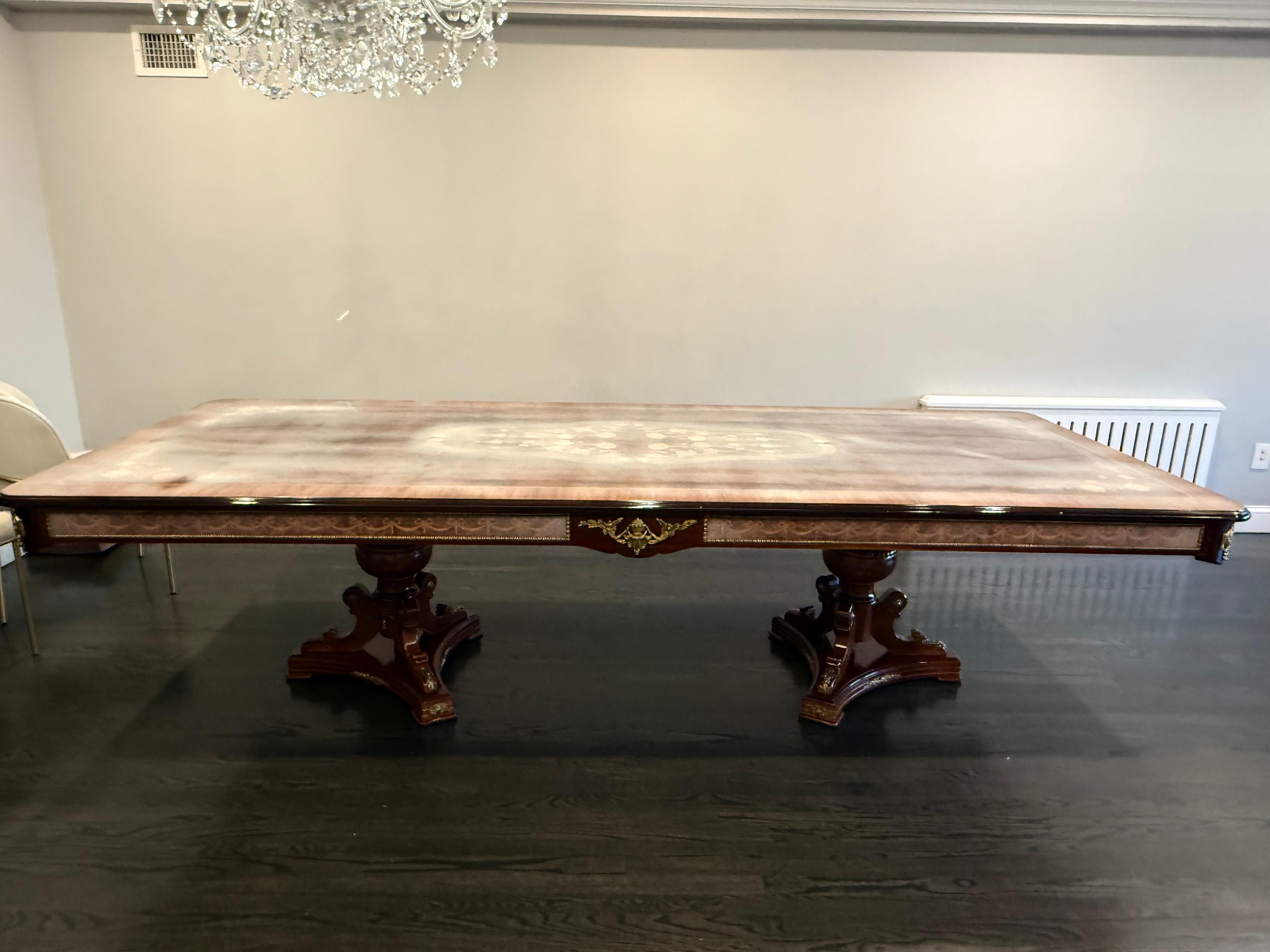 Gorgeous Spanish dining table with exquisite detail and workmanship 