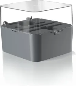 Ninja Food Processor Storage Box, Fits NF700 Series, Gray, XSKNF70SBX

Storage box houses Dough Blade, Chop Blade, Discs & Spindle for NF700 series fo