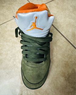 Air Jordan 5 Olive/Green 6Y