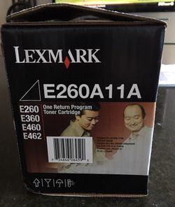 Brand New Lexmark Toner Ink Cartridge Model# E260A11A