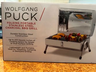 Stainless Steel portable CHARCOAL BBQ grill