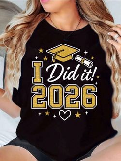 Graduation print t shirts