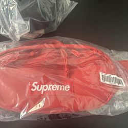 Supreme Leather Waist Bag