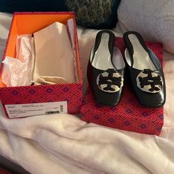Tory BURCH BLACK slides