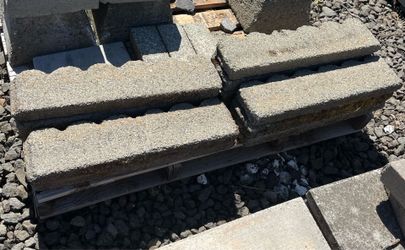 Garden edge bricks