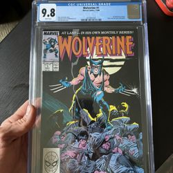 Wolverine #1 Graded 9.8 Comic Book X-men