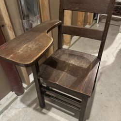 Old School Wooden Desk