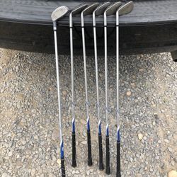 Assorted Lady Hogan Golf Clubs