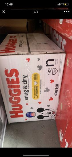 Huggies snug & dry size new born 132 count