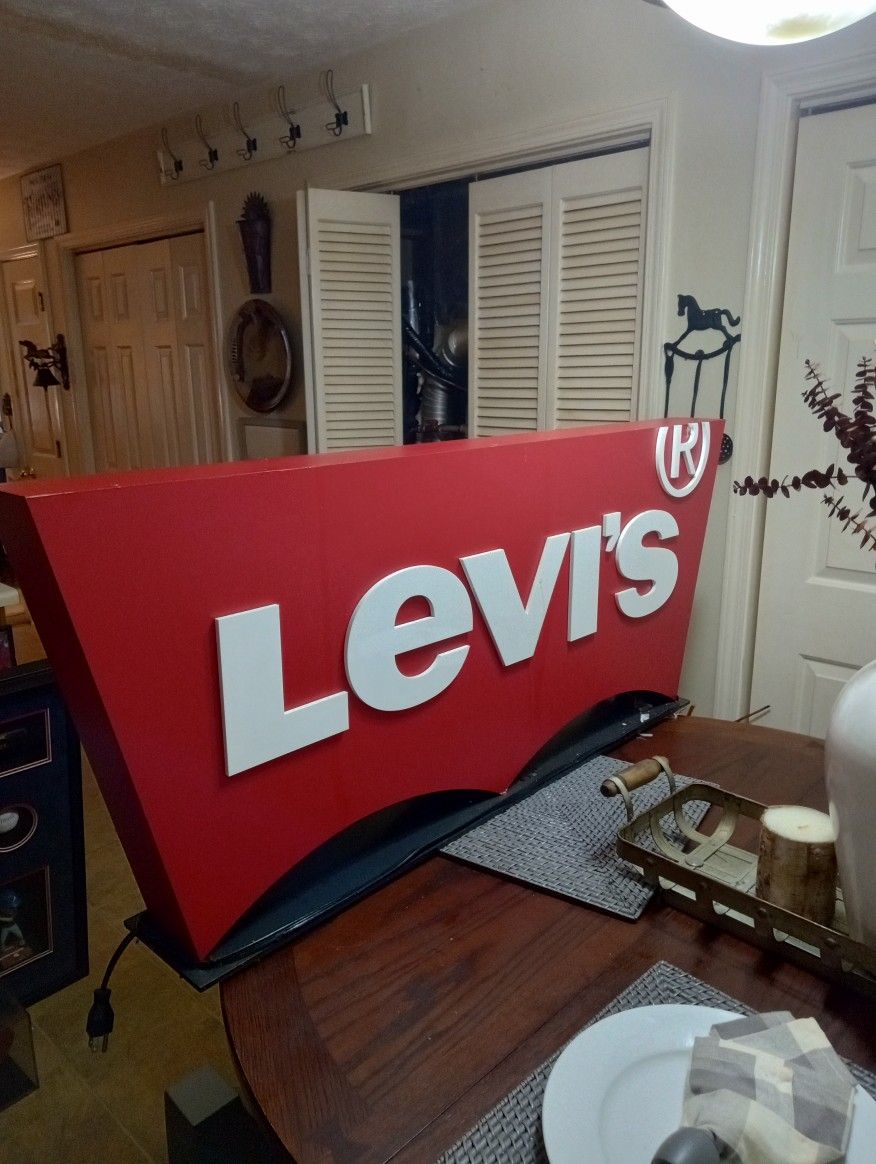 Levi's Neon Display Sign