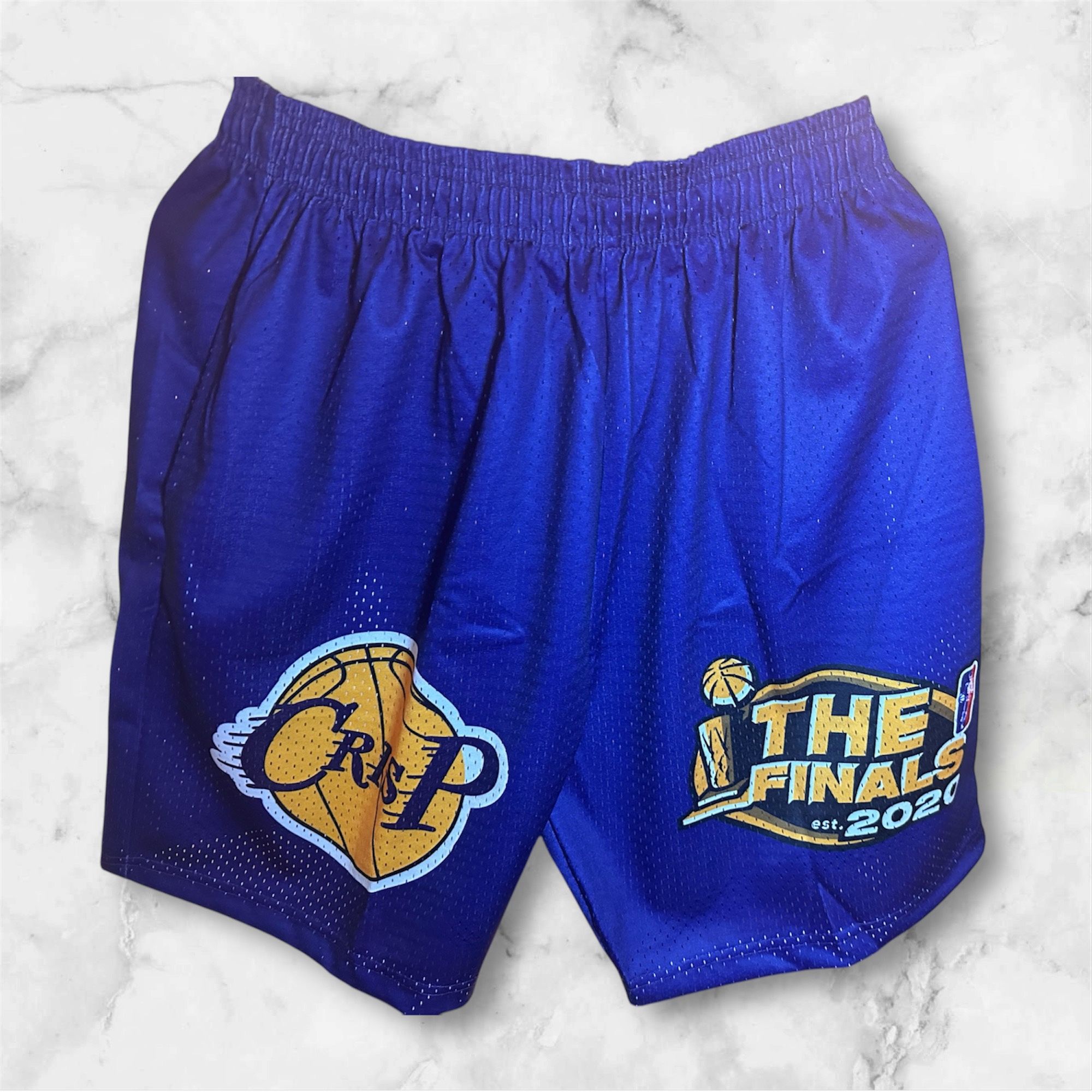 Lakers 2020 Finals Basketball Shorts NEW 2x
