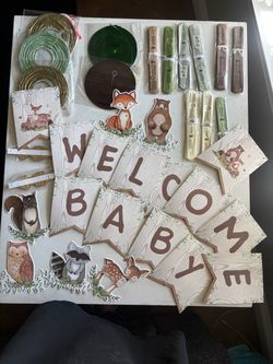Woodland Baby Shower Party Decoration Kit