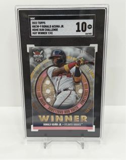 2022 Ronald Acuna Jr. Topps Home Run Challenge winner #/41 SGC 10