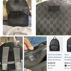 GUCCI BACKPACK!