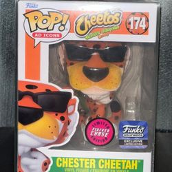 Funko Pop AD ICONS CHEETOS CHEDDAR JALAPEÑO Chester Cheetah Hollywood (Flocked) CHASE Exclusive