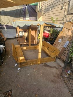 Outdoor kids Sandbox