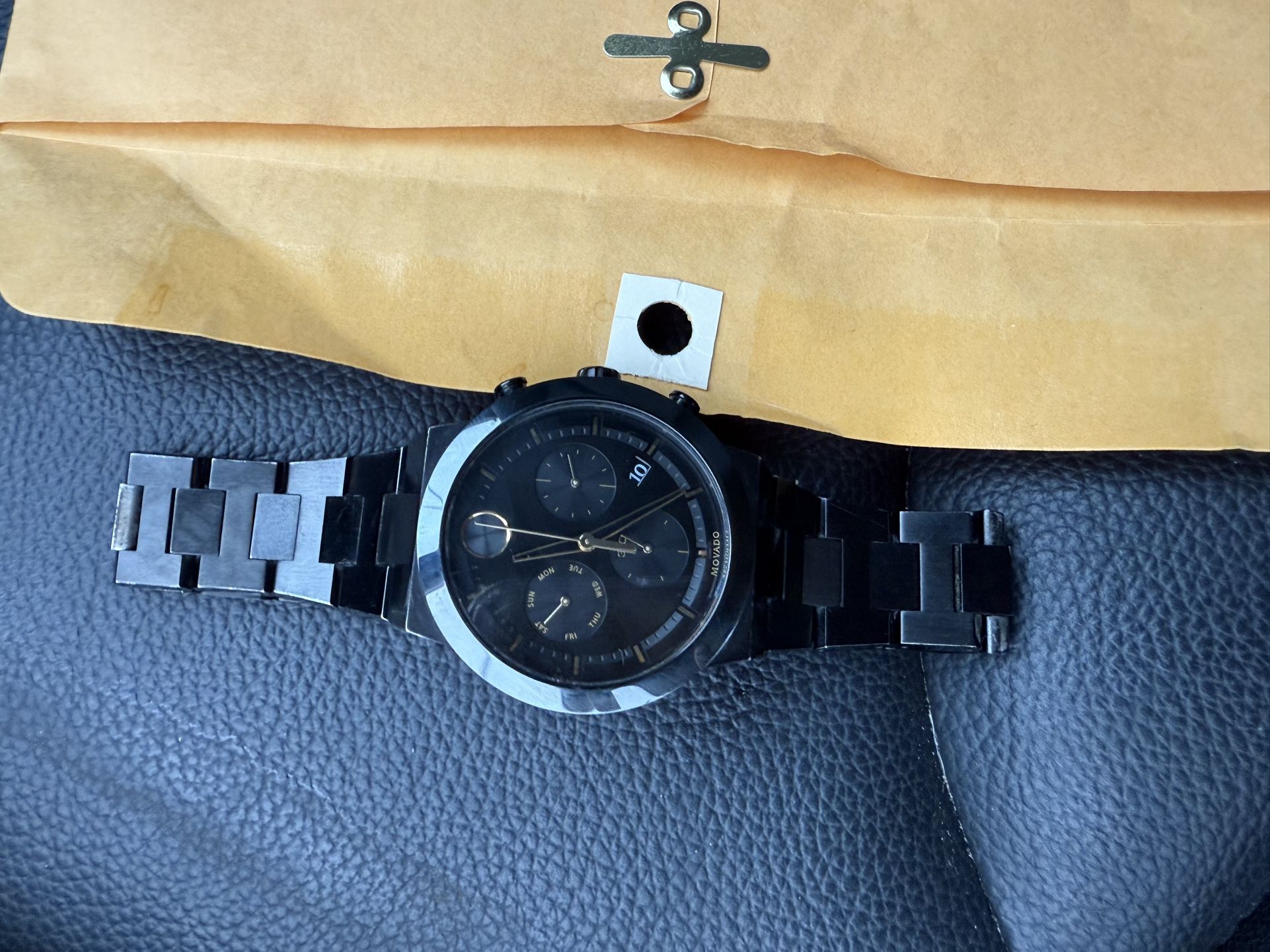 Movado Sapphire Crystal Non Scratch Watch