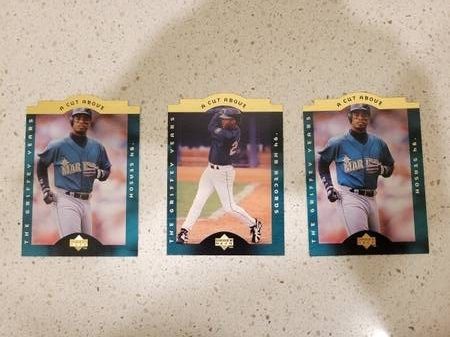 3 Ken griffey jr a cut above cards mint