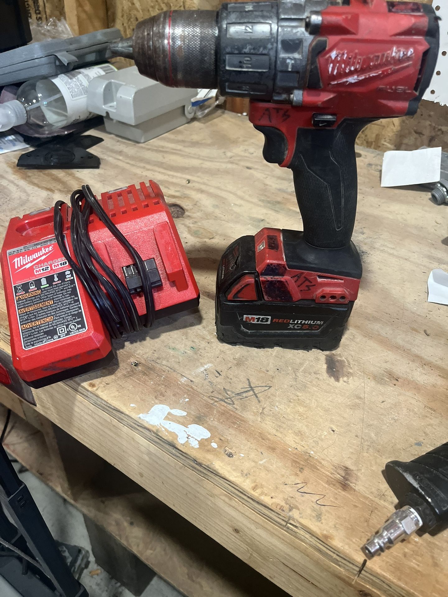 M18 Milwaukee Fuel Drill 5.0 Battery With Charger