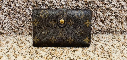 Authentic Louis Vuitton Portefeuille Viennois M61674 Brown Monogram Wallet 11468