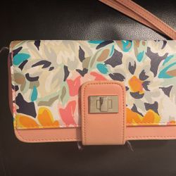 Wallet Pink Flowery Multicolor 