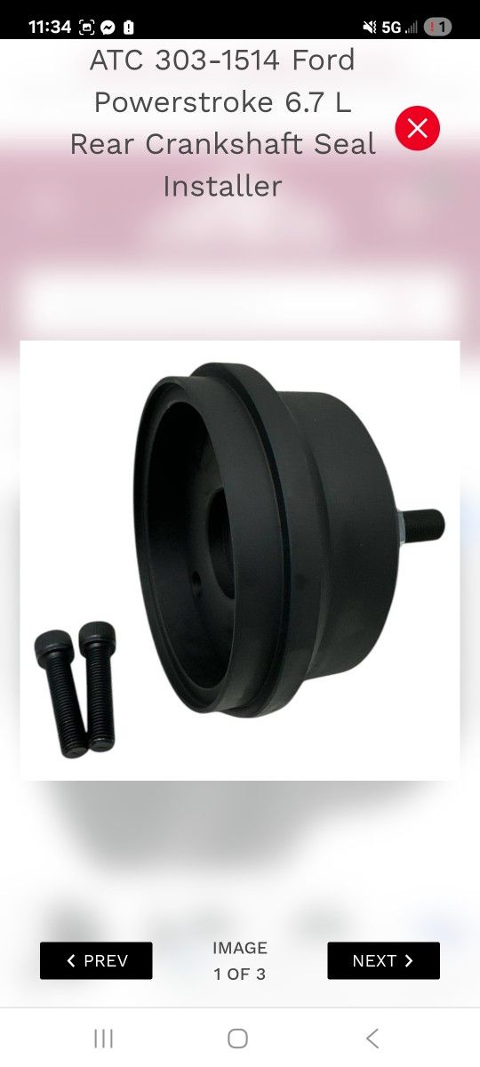 Rear Crankshaft Tool For Power Stroke F250 350 450