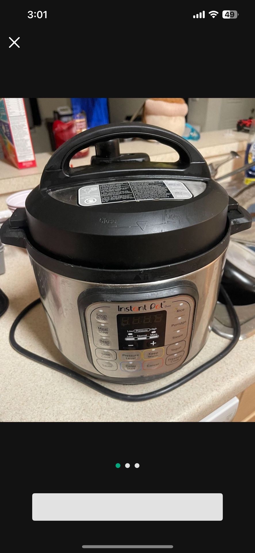 Instant Pot 3 Qrt