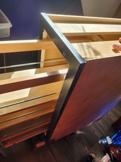 Under the cabinet spice rack drawer